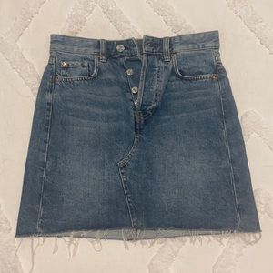 Denim Mini Skirt